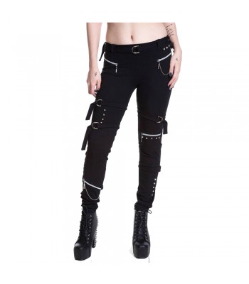 Women Rock & Heavy Metal Biker Pants Women Gothic Pant